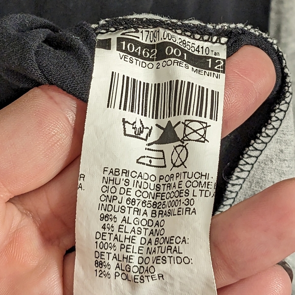 Pituchinhus grife para princesas Brazilian Designer Cap Sleeve Dress Girls' 12 - Picture 9 of 9